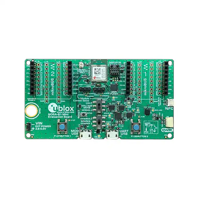 MINI-NORA-B126 u-blox  Cartes de kits d'évaluation et de développement RF